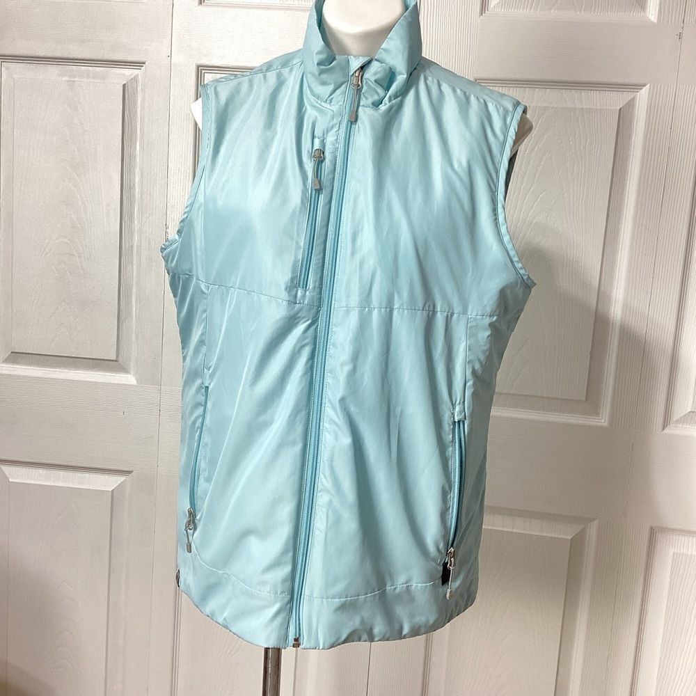 Storm Creek Mid Puff Vest Light Winter Blue XL
